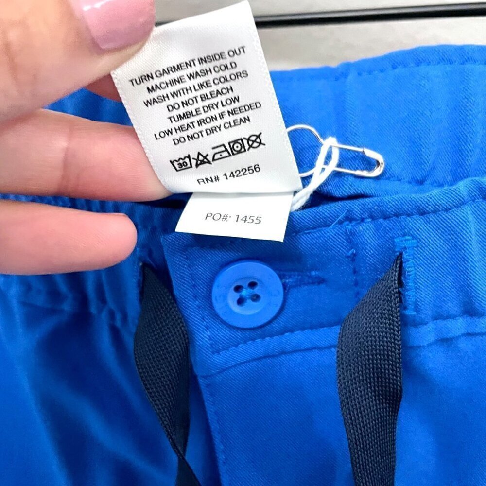 NWT FIGS Cairo Cargo Scrub Pants Royal Blue Men's Size XL - Picture 5 of 7